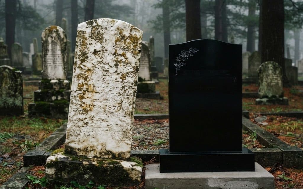 Граніт чи мармур для пам'ятника: що стається з кожним через 10, 30 і 100 років