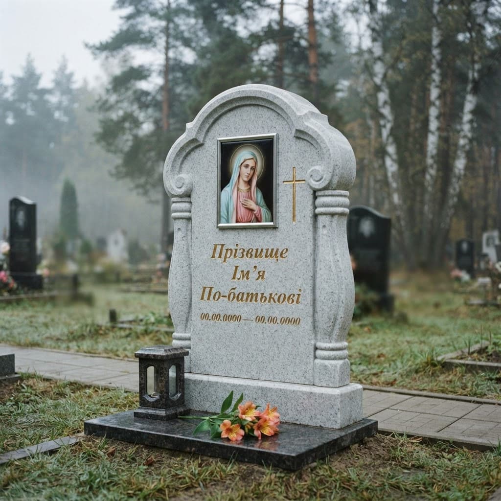 Пам'ятник «Дитячий пам'ятник — софіївський граніт, елітне оздоблення» №117 — дитячий пам'ятник, софіївський, сірий