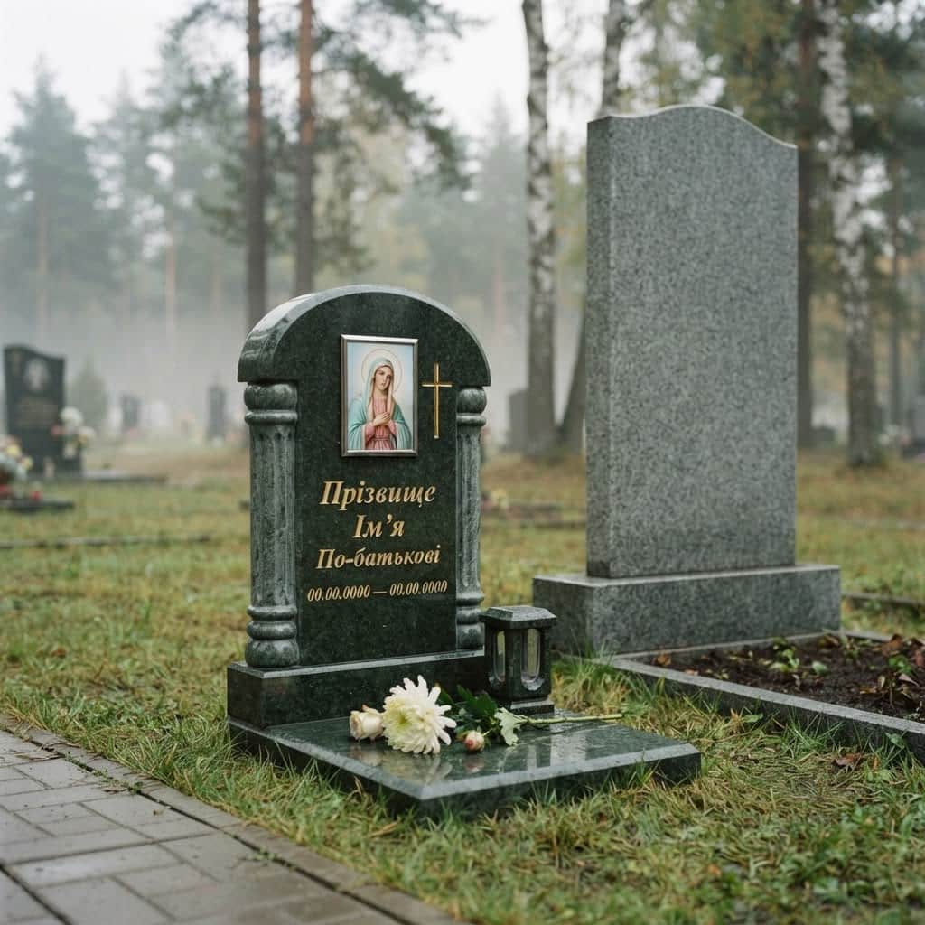 Пам'ятник «Дитячий пам'ятник — дідковицький граніт, елітне оздоблення» №122 — дитячий пам'ятник, дідковицький, зелений