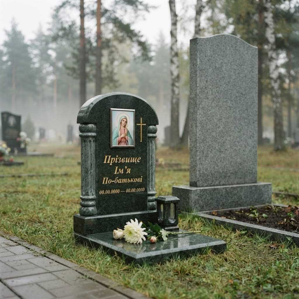Пам'ятник «Дитячий пам'ятник — дідковицький граніт, елітне оздоблення» №122 — дитячий пам'ятник, дідковицький, зелений